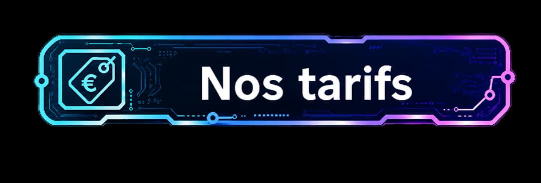 Nos tarifs